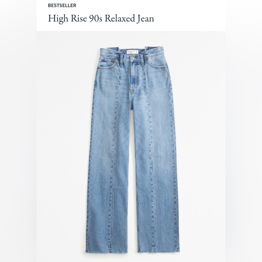 Abercrombie Curve Love High Rise 90s Relaxed Jean